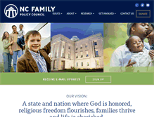 Tablet Screenshot of ncfamily.org